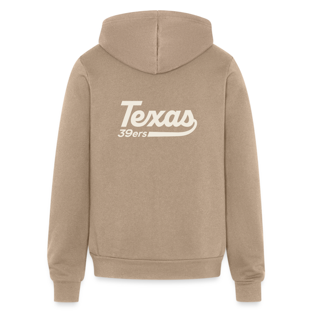 39ers Main Logo - Zip Up Hoodie - tan